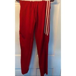 📮RED ADIDAS JOGGERS